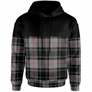 Scottish Moffat Modern Clan Tartan Hoodie - Horizontal Style Front Side Tartan Plaid