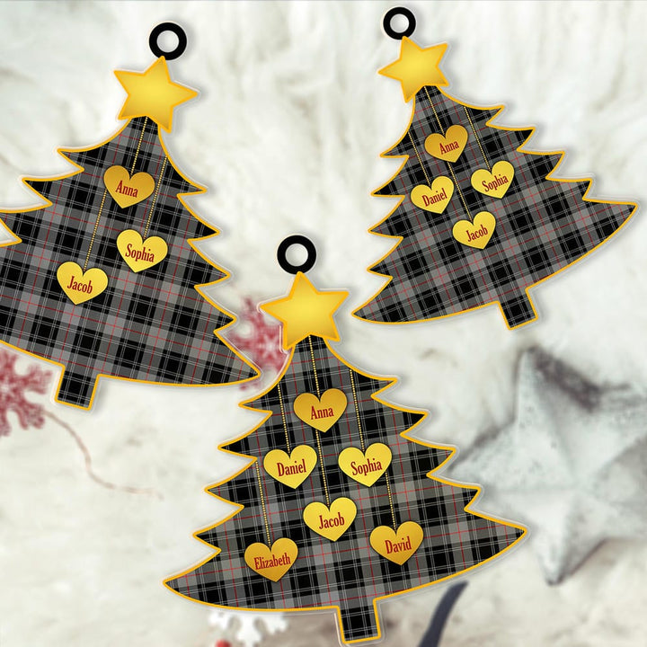 Scottish Moffat Modern Clan Tartan Ornament Custom Family Christmas Tree Tartan Plaid 2