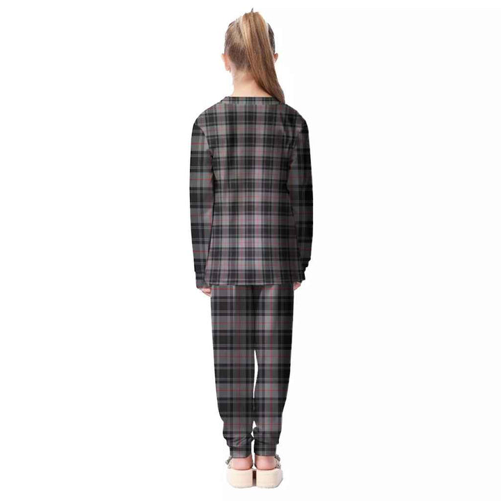 Scottish Moffat Modern Clan Tartan Pajama Set Kid Back Side Tartan Plaid
