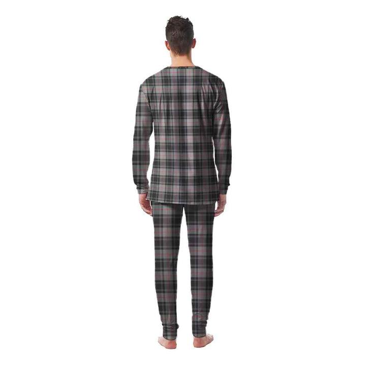 Scottish Moffat Modern Clan Tartan Pajama Set Men Back Side Tartan Plaid