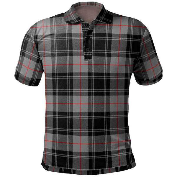 Scottish Moffat Modern Clan Tartan Polo Shirt Front Side Tartan Plaid