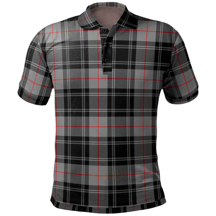 Scottish Moffat Modern Clan Tartan Polo Shirt Front Side Tartan Plaid
