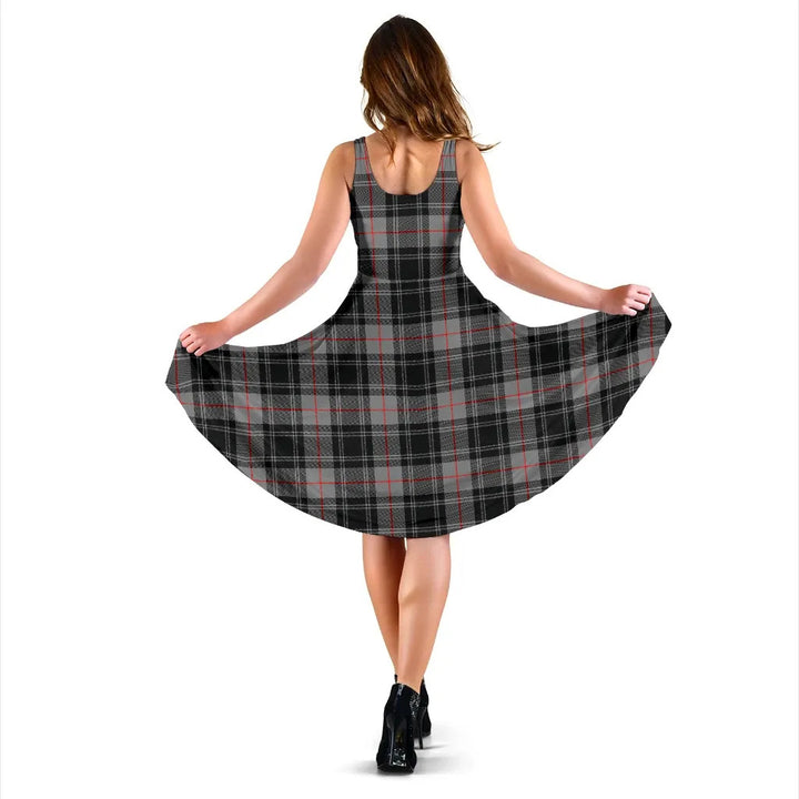 Scottish Moffat Modern Clan Tartan Women Midi Dress