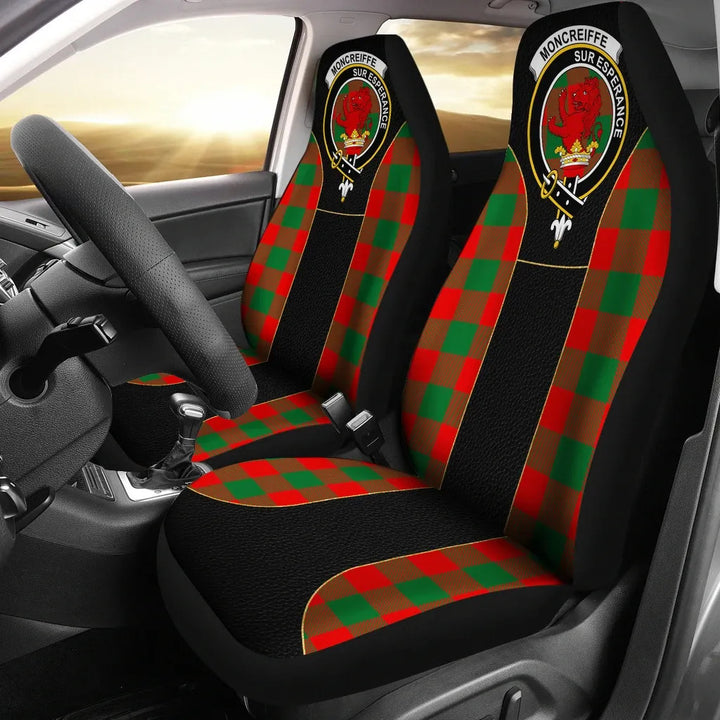 Scottish Moncreiffe Clan Crest Tartan Car Seat Covers - Special Style 1