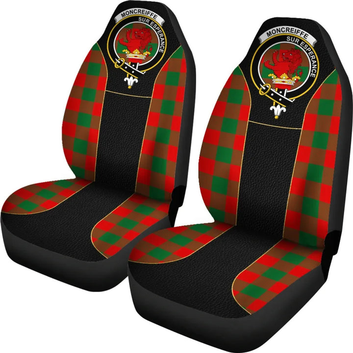 Scottish Moncreiffe Clan Crest Tartan Car Seat Covers - Special Style 2