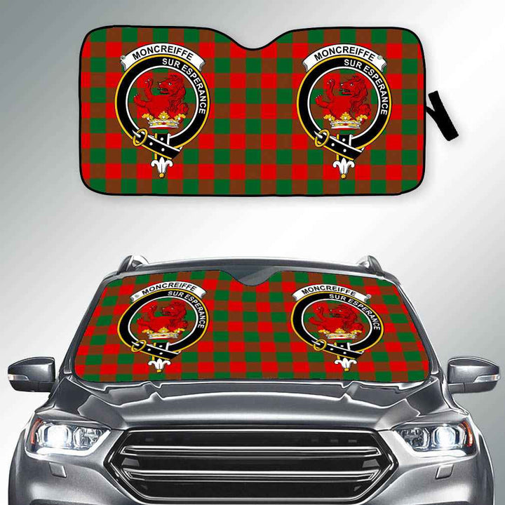 Scottish Moncrieffe Clan Crest Tartan Car Windshield Sun Shade Tartan Plaid 2