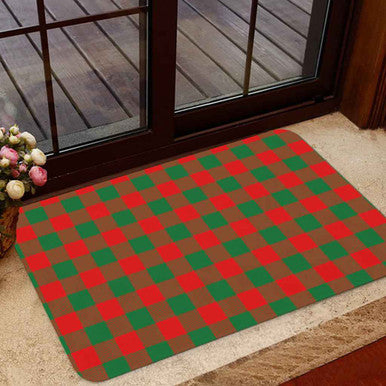 Scottish Moncrieffe Clan Tartan Door Mat Tartan Plaid 1
