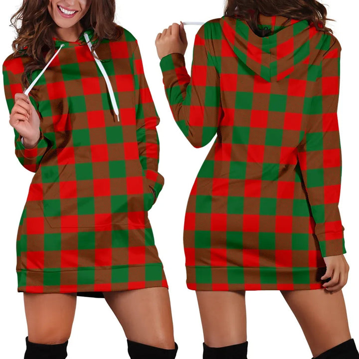 Scottish Moncrieffe Clan Tartan Hoodie Dress