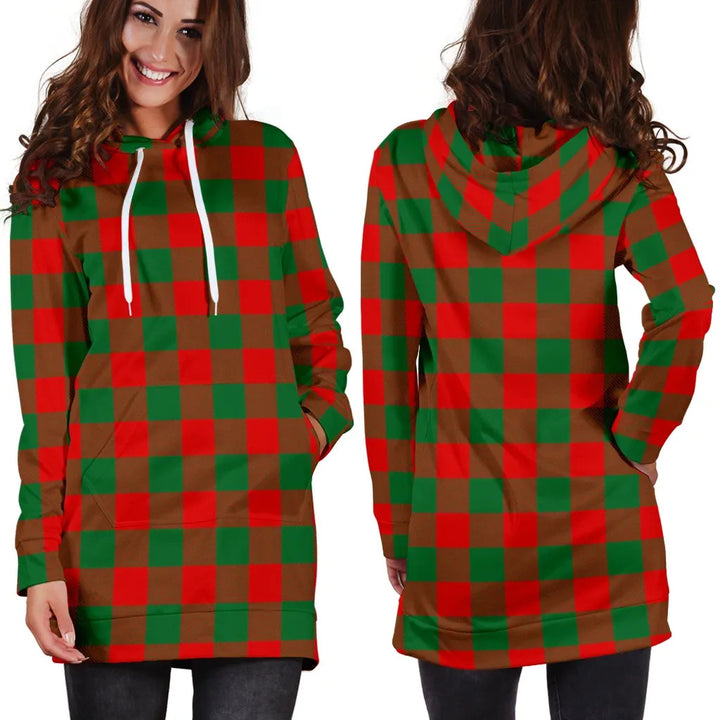 Scottish Moncrieffe Clan Tartan Hoodie Dress