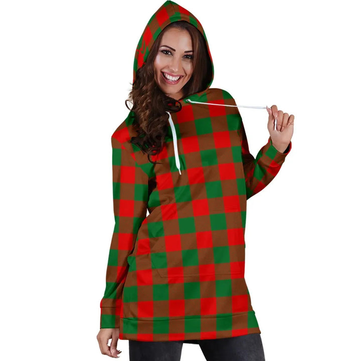 Scottish Moncrieffe Clan Tartan Hoodie Dress