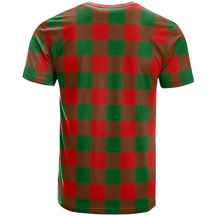 Scottish Moncrieffe Clan Tartan T-Shirt Back Side Tartan Plaid