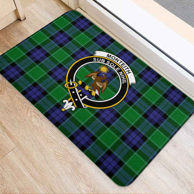 Scottish Monteith Clan Crest Tartan Door Mat Tartan Plaid 2