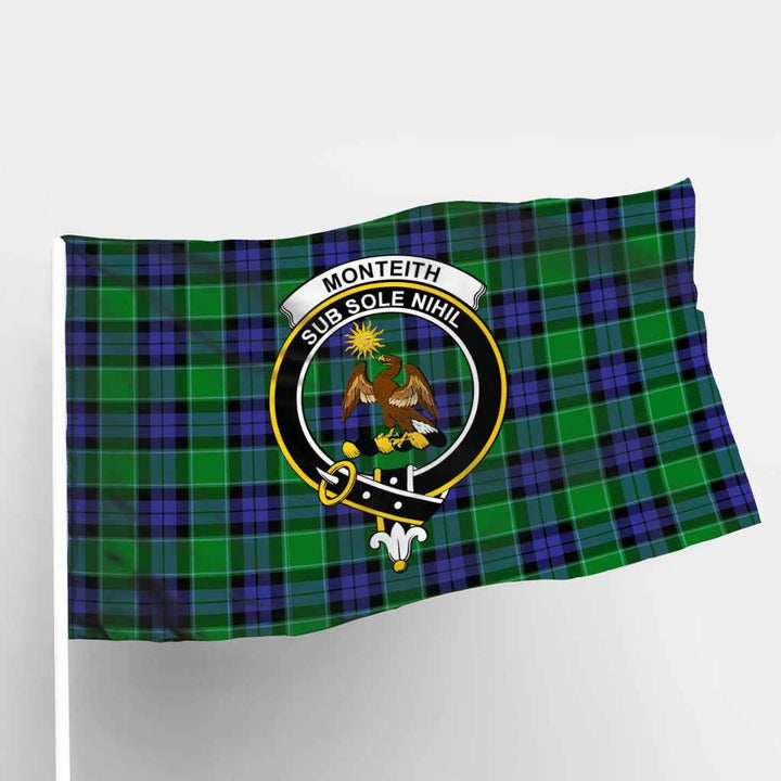 Scottish Monteith Clan Crest Tartan Flag Parade Tartan Plaid 1