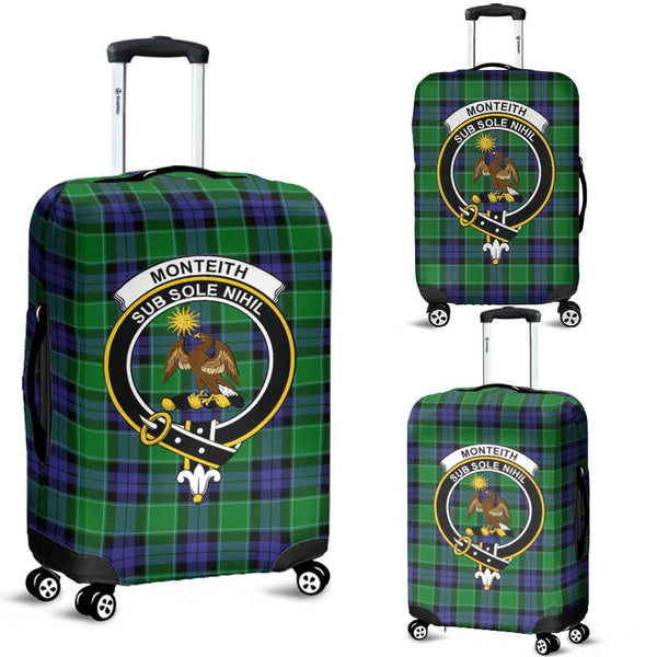 Scottish Monteith Clan Crest Tartan Luggage Cover Tartan Plaid 1
