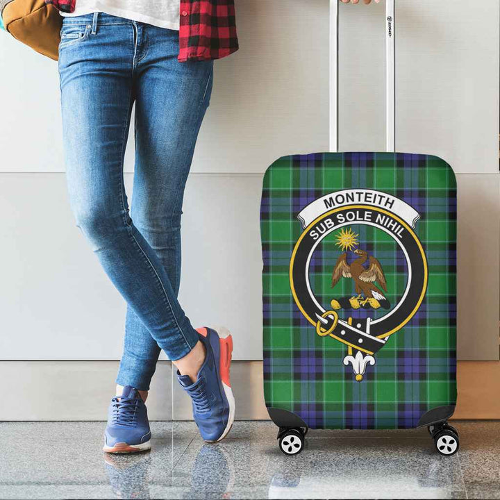 Scottish Monteith Clan Crest Tartan Luggage Cover Tartan Plaid 2
