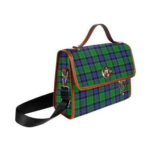 Scottish Monteith Clan Crest Tartan Waterproof Canvas Bag Tartan Plaid 3
