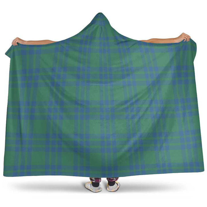 Scottish Montgomery Ancient Clan Tartan Hooded Blanket Tartan Plaid 1