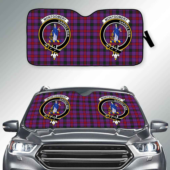 Scottish Montgomery Clan Crest Tartan Car Windshield Sun Shade Tartan Plaid 2