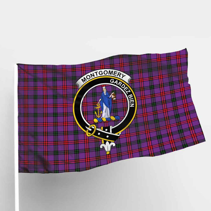 Scottish Montgomery Clan Crest Tartan Flag Parade Tartan Plaid 1