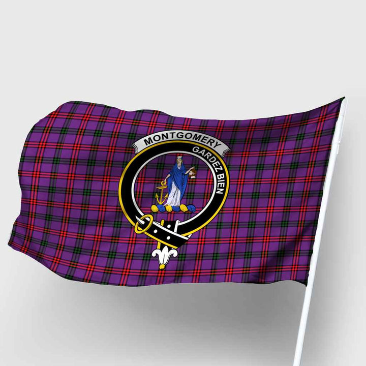 Scottish Montgomery Clan Crest Tartan Flag Parade Tartan Plaid 2