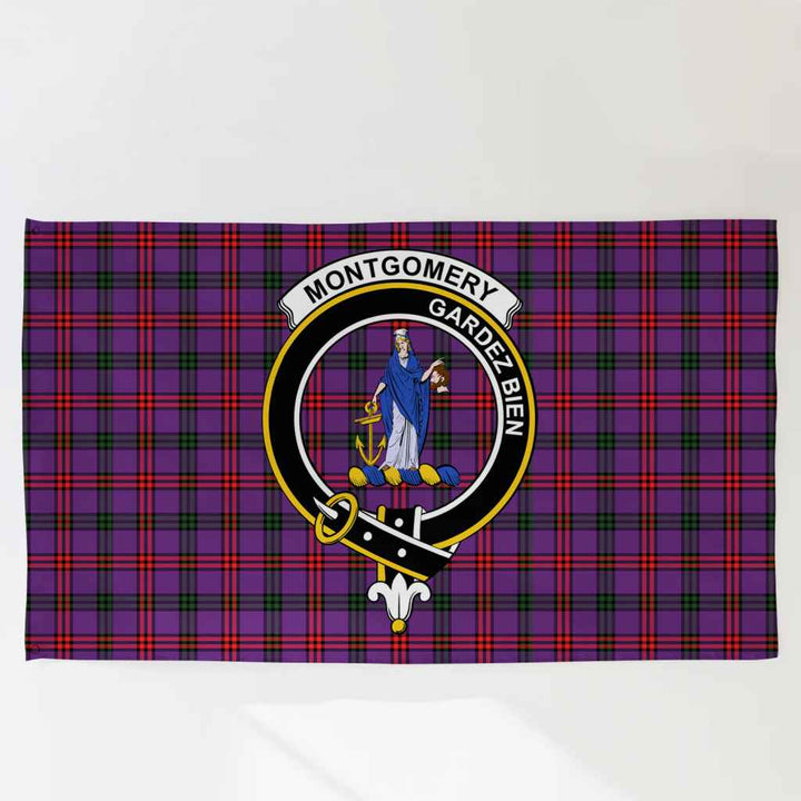 Scottish Montgomery Clan Crest Tartan Flag Parade Tartan Plaid 3