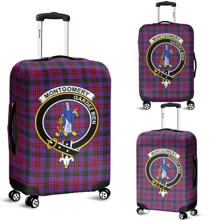 Scottish Montgomery Clan Crest Tartan Luggage Cover Tartan Plaid 1