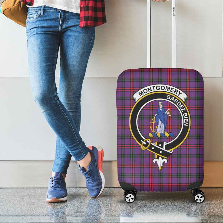 Scottish Montgomery Clan Crest Tartan Luggage Cover Tartan Plaid 2