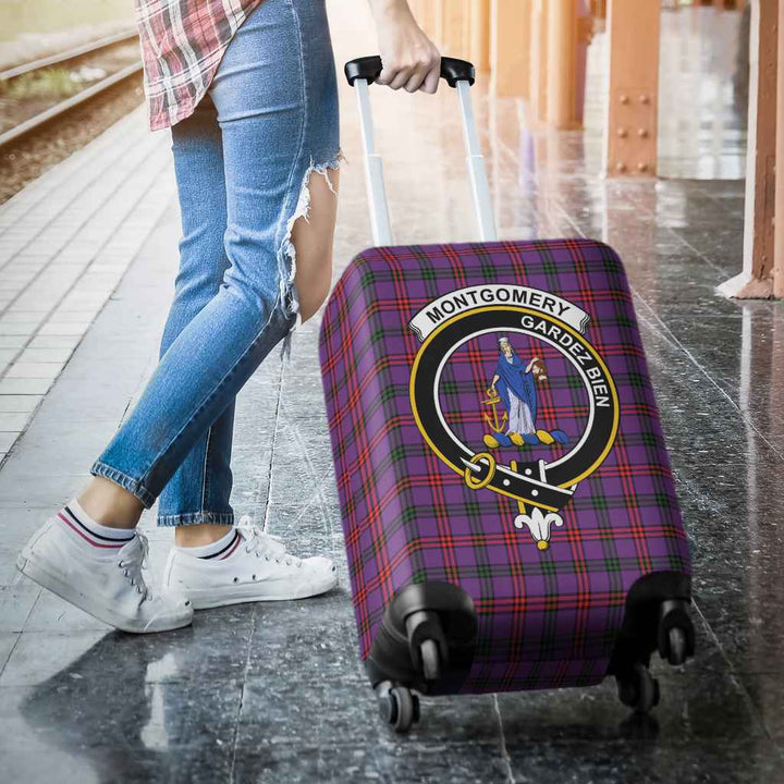 Scottish Montgomery Clan Crest Tartan Luggage Cover Tartan Plaid 3