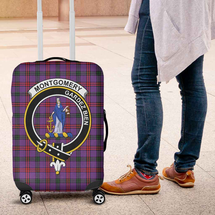 Scottish Montgomery Clan Crest Tartan Luggage Cover Tartan Plaid 4