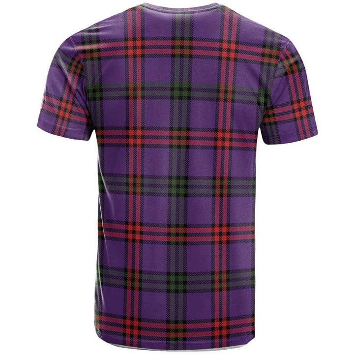 Scottish Montgomery Clan Crest Tartan T-Shirt Back Side Tartan Plaid