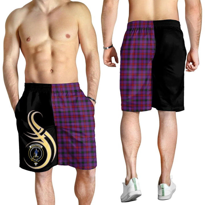 Scottish Montgomery Modern Clan Crest Tartan Believe in Me Men's Shorts