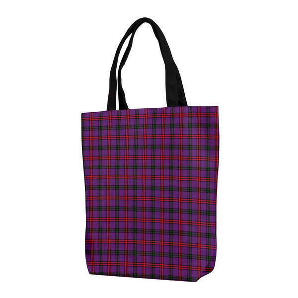 Scottish Montgomery Modern Clan Tartan Canvas Bag With Shoulder Strap Tartan Plaid 1