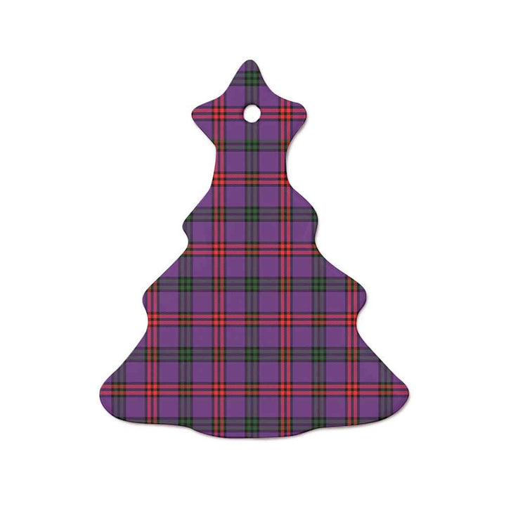 Scottish Montgomery Modern Clan Tartan Ceramic Ornament  Tree Shape Tartan Plaid
