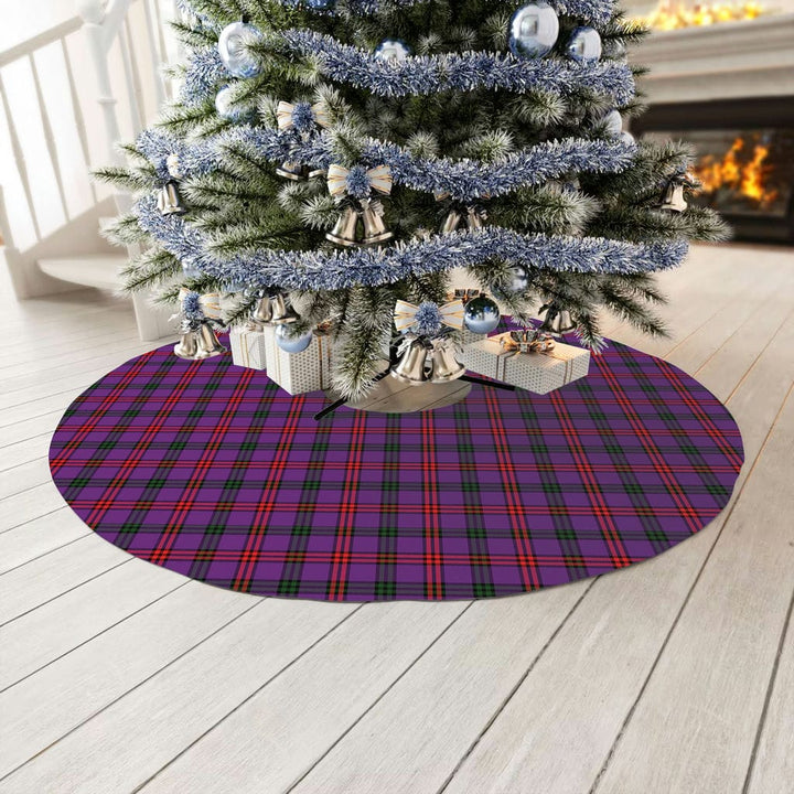 Scottish Montgomery Modern Clan Tartan Christmas Tree Skirt No Tassels 3 Tartan Plaid