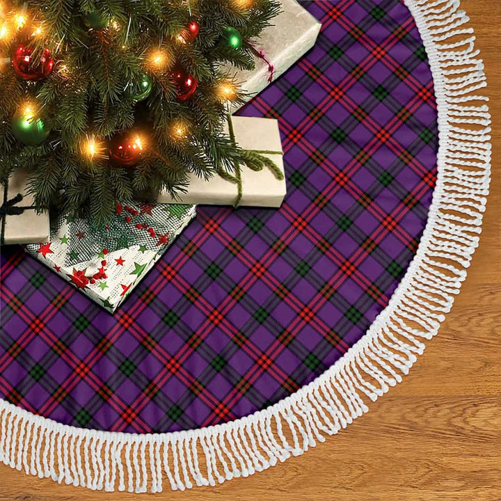 Scottish Montgomery Modern Clan Tartan Christmas Tree Skirt Tassels 2 Tartan Plaid
