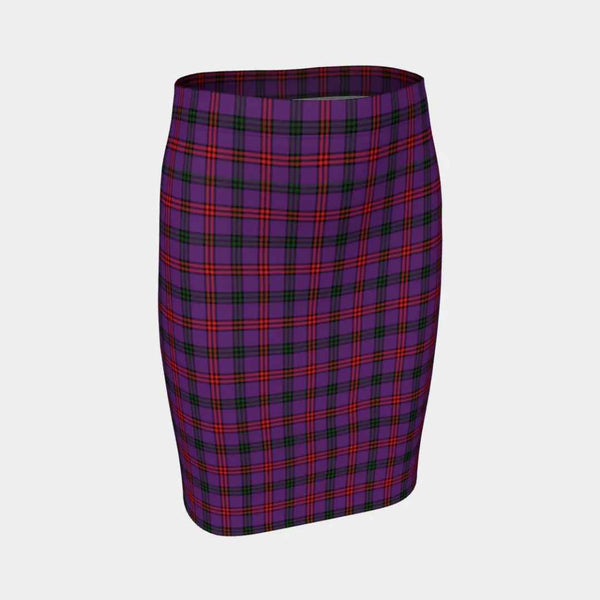 Scottish Montgomery Modern Clan Tartan Fitted Skirt Tartan Plaid 1