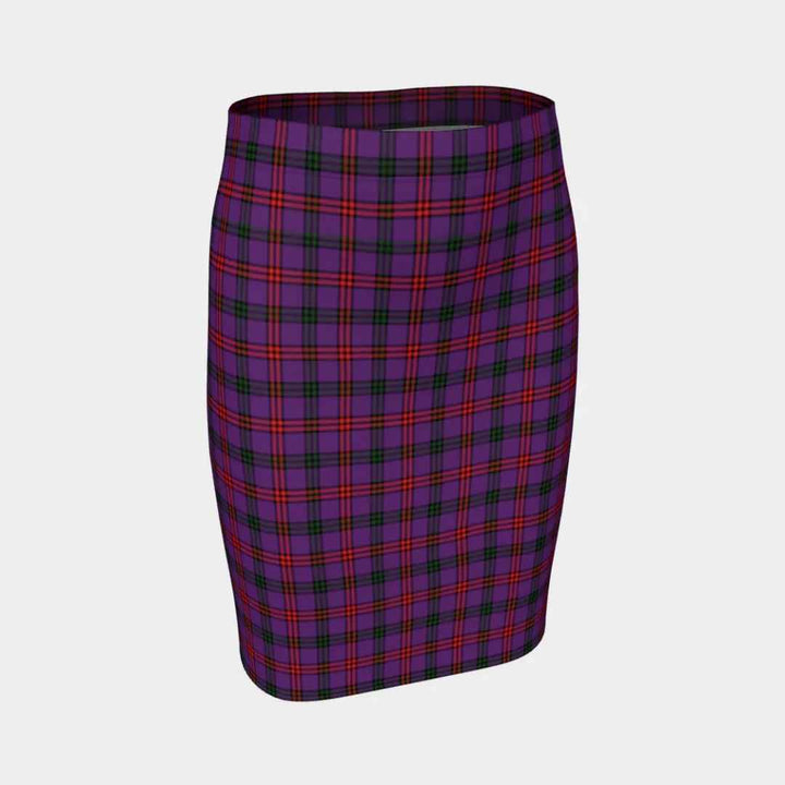 Scottish Montgomery Modern Clan Tartan Fitted Skirt Tartan Plaid 1