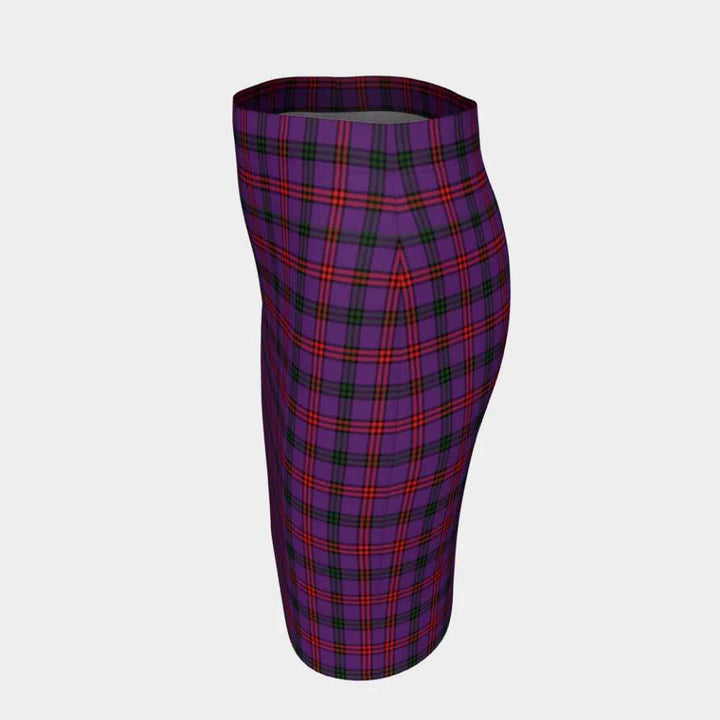 Scottish Montgomery Modern Clan Tartan Fitted Skirt Tartan Plaid 2