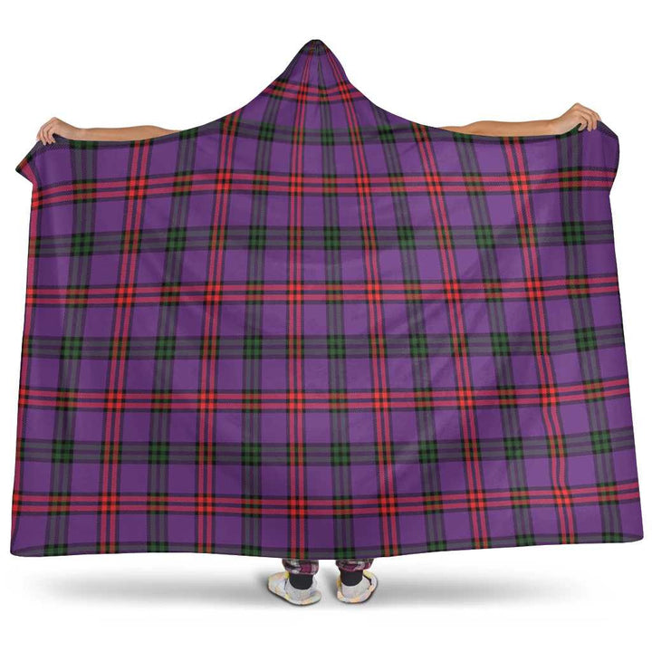 Scottish Montgomery Modern Clan Tartan Hooded Blanket Tartan Plaid 1