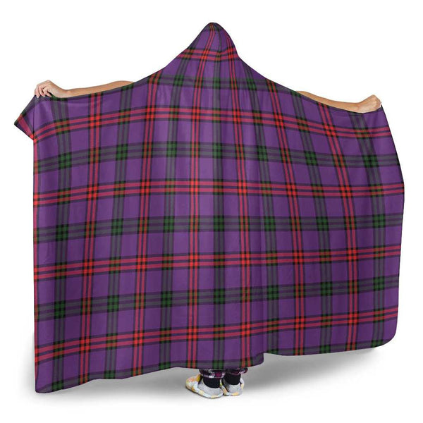 Scottish Montgomery Modern Clan Tartan Hooded Blanket Tartan Plaid 2
