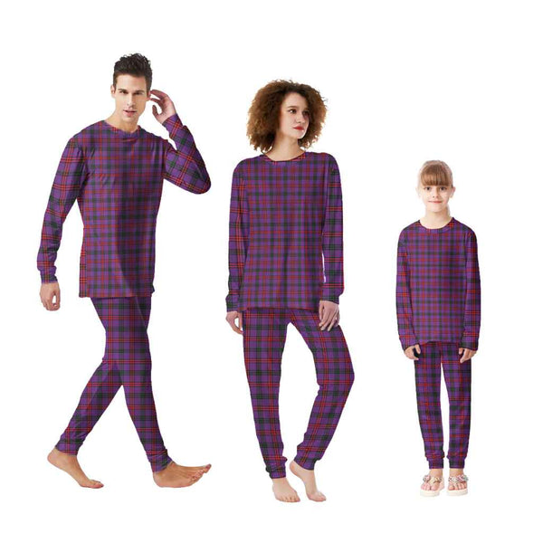 Scottish Montgomery Modern Clan Tartan Pajama Set Tartan Plaid