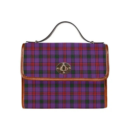Scottish Montgomery Modern Clan Tartan Waterproof Canvas Bag Tartan Plaid 1