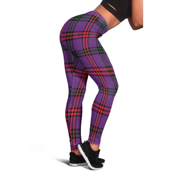 Scottish Montgomery Modern Clan Tartan Women Leggings Tartan Plaid 1