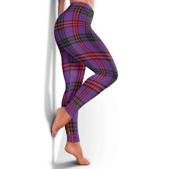 Scottish Montgomery Modern Clan Tartan Women Leggings Tartan Plaid 4