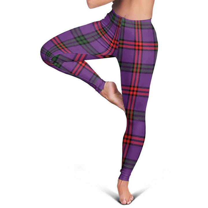 Scottish Montgomery Modern Clan Tartan Women Leggings Tartan Plaid 5