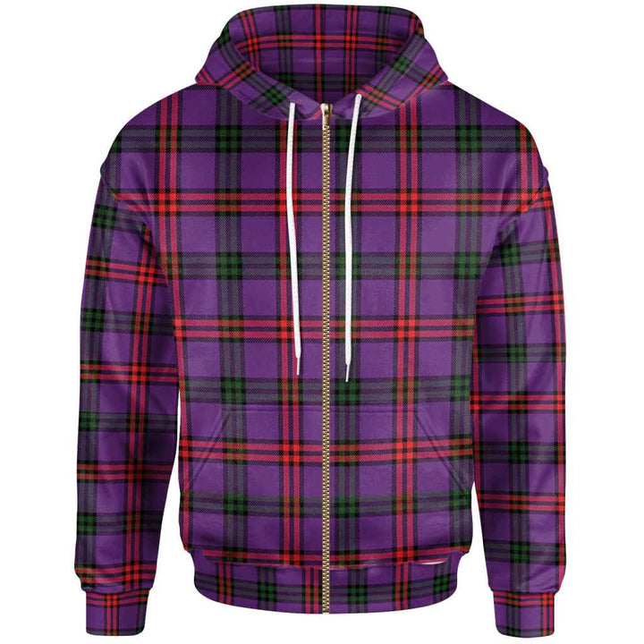Scottish Montgomery Modern Clan Tartan Hoodie Zip Tartan Plaid