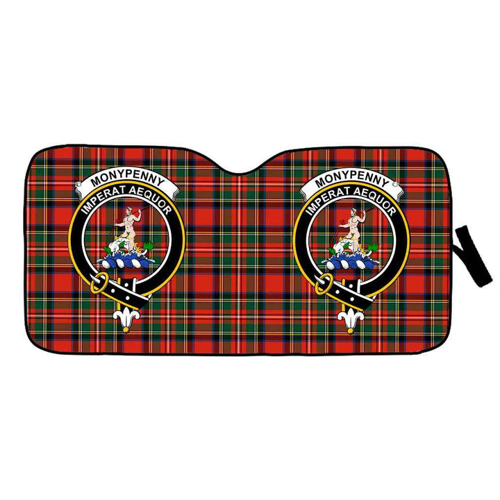 Scottish Monypenny Clan Crest Tartan Car Windshield Sun Shade Tartan Plaid 1