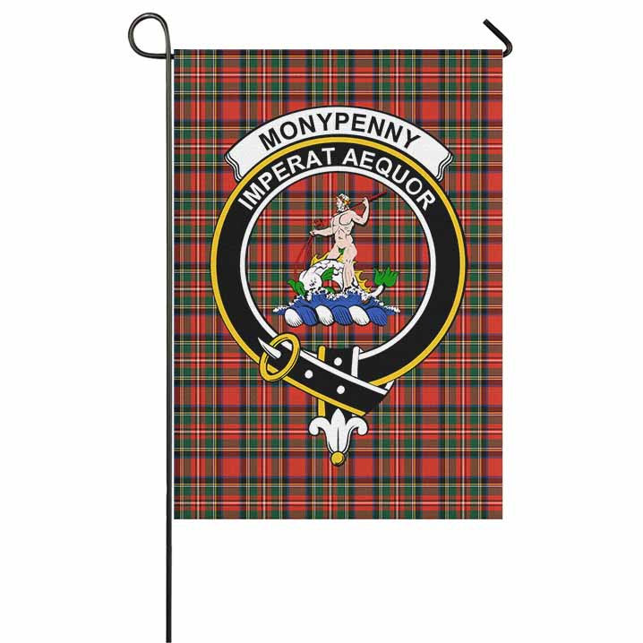 Scottish Monypenny Clan Crest Tartan Garden Flag Tartan Plaid 1