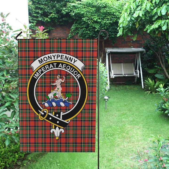 Scottish Monypenny Clan Crest Tartan Garden Flag Tartan Plaid 2