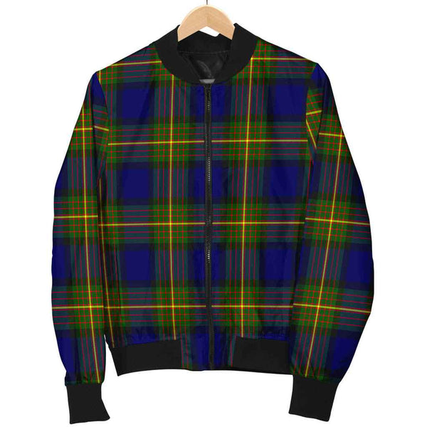 Scottish More (Muir) Clan Tartan Bomber Jacket Tartan Plaid 1